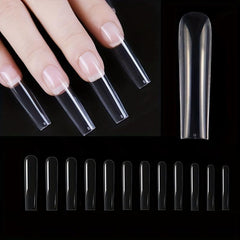 240 pcs XL Stiletto Nail Tips Acrylic False Nails with Box