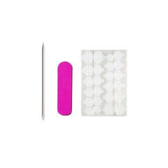 Green Acrylic Flower Press On Nails for Women and Girls - Easy to Apply