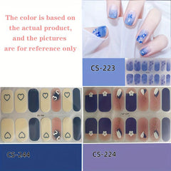 3 Sheets Nail Polish Stickers Self Adhesive Nail Strips Art Decals