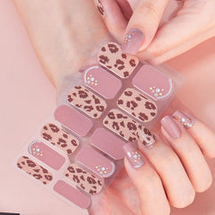 Glitter Laser Nail Polish Strips - Self Adhesive Nail Art Decal