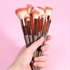 13pcs Makeup Brush Set Classic Champagne Portable Storage Bag