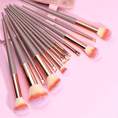 13pcs Makeup Brush Set Classic Champagne Portable Storage Bag