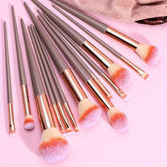 13pcs Makeup Brush Set Classic Champagne Portable Storage Bag
