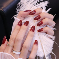 24pcs Glossy Nail Patch Stickers