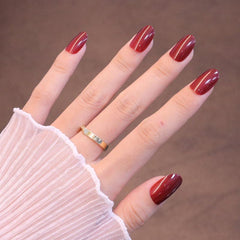 24pcs Glossy Nail Patch Stickers