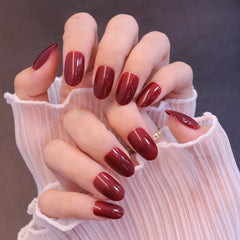 24pcs Glossy Nail Patch Stickers