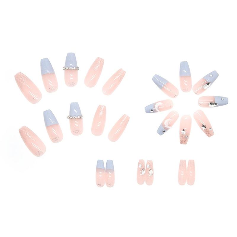 Glitter Sea Salt Ice Sequins Press On Nails