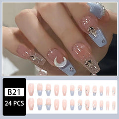Glitter Sea Salt Ice Sequins Press On Nails