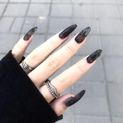 Matte Press On Nails Medium Acrylic False Nails with Glue