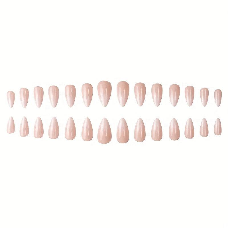 24pcs Ombre Almond Press On Nails - Glue On Nails for Women