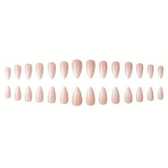 24pcs Ombre Almond Press On Nails - Glue On Nails for Women