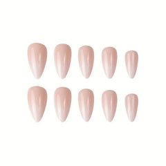 24pcs Ombre Almond Press On Nails - Glue On Nails for Women