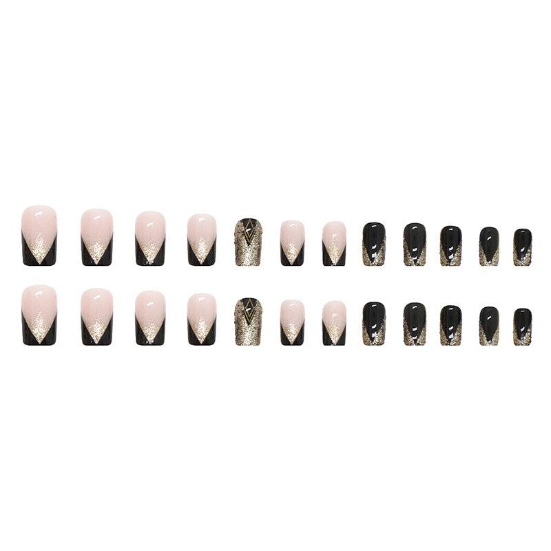 JIARUO 24 Pcs Y2K Press On Nail False Nails Medium And Long Style