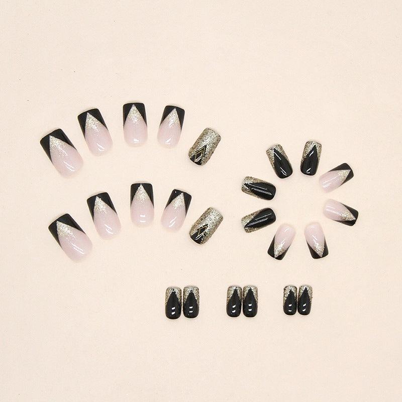 JIARUO 24 Pcs Y2K Press On Nail False Nails Medium And Long Style