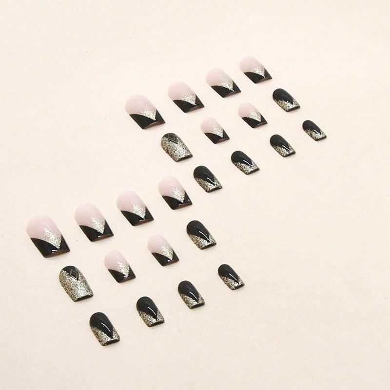 JIARUO 24 Pcs Y2K Press On Nail False Nails Medium And Long Style
