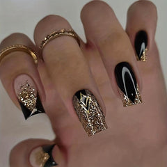 JIARUO 24 Pcs Y2K Press On Nail False Nails Medium And Long Style