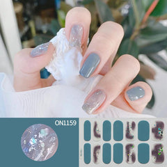 Flower & Heart Nail Art Stickers Self-Adhesive Decals for Women