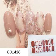 Y2K 3D Nail Strips Self-Adhesive Nail Art Decal Strip for DIY Nail Art