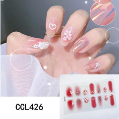 Y2K 3D Nail Strips Self-Adhesive Nail Art Decal Strip for DIY Nail Art