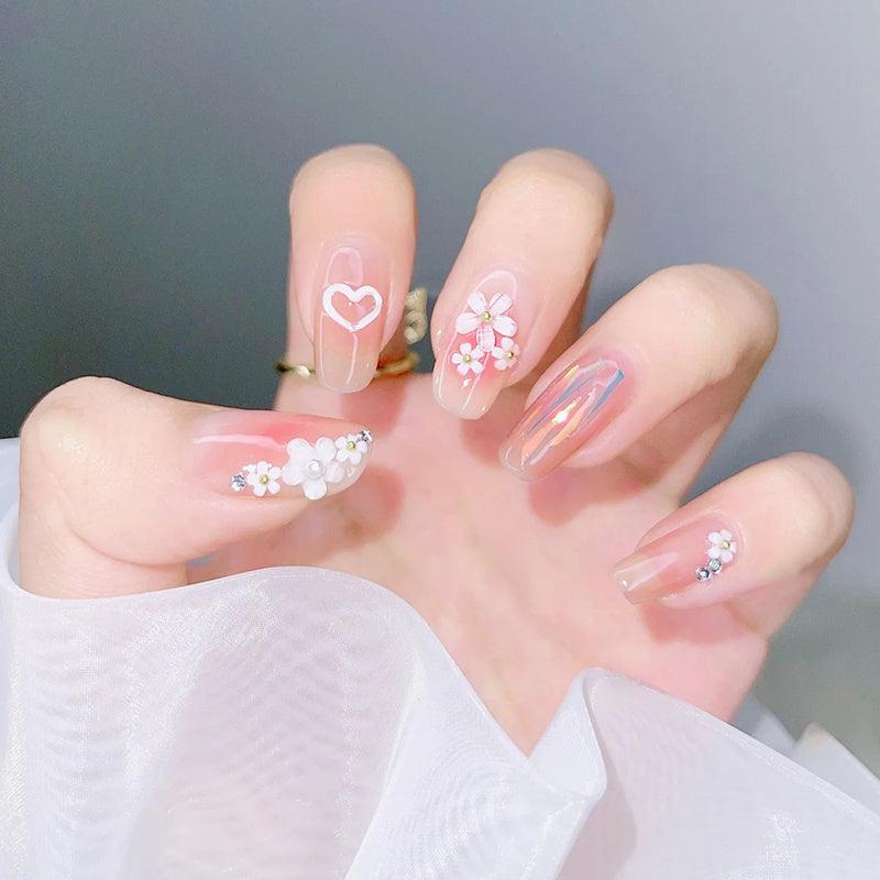 Y2K 3D Nail Strips Self-Adhesive Nail Art Decal Strip for DIY Nail Art