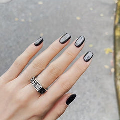 24 pcs Glossy Cat Eye Press On Nails Long Lasting False Nails Women Girls