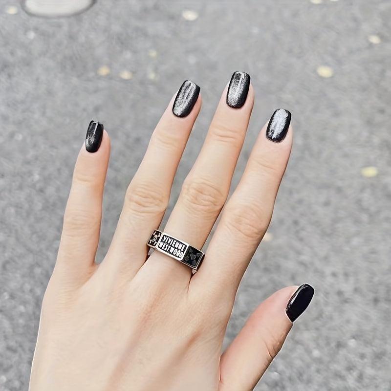 24 pcs Glossy Cat Eye Press On Nails Long Lasting False Nails Women Girls