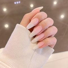 Long Ballerina Acrylic Nails 120Pcs XXL Size False Tips With Box