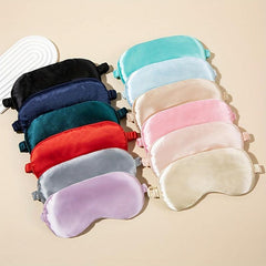 Silky Sleep Eye Mask Hot & Cold Compress for Travel & Office