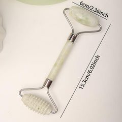 Jade Roller And Gua Sha Tools Set Skin Care Massager Natural Jade Facial Roller