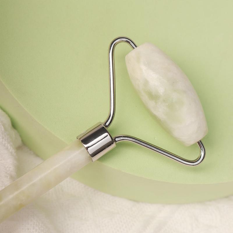 Jade Roller And Gua Sha Tools Set Skin Care Massager Natural Jade Facial Roller