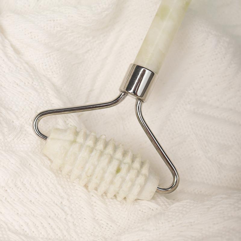 Jade Roller And Gua Sha Tools Set Skin Care Massager Natural Jade Facial Roller