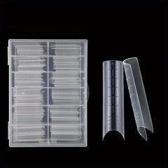 Poly Extension Gel Dual Nail Forms 120pcs Clear Nail Tips Set Manicure