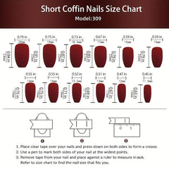 Flower Cat Ballet Press On Nails Rhinestone Set