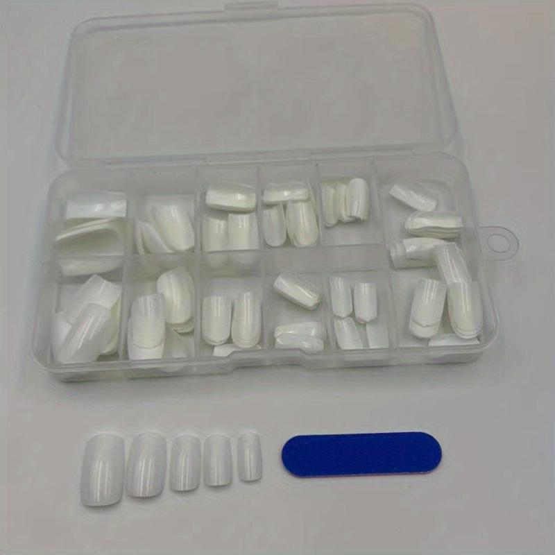 120pcs Gel Nail Tips Acrylic Nail Tips False Nail Tips For Nail Art DIY