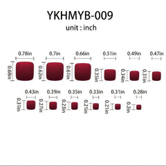 Matte Press On Toe Nails Glossy False Toe Nail For Women 24 Pcs