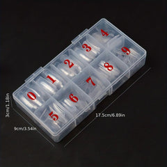 500PCS Half Cover False Nails Tips Acrylic Nail Tips Lady French Style