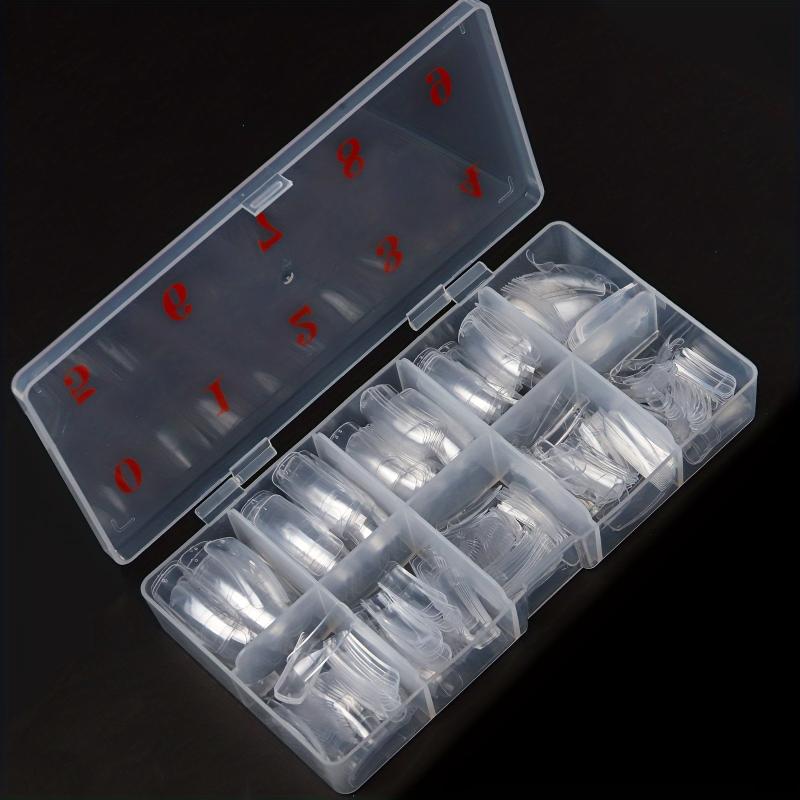 500PCS Half Cover False Nails Tips Acrylic Nail Tips Lady French Style
