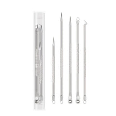 Stainless Steel Acne Clips Cell Clips Acne Needles - 5 Sets
