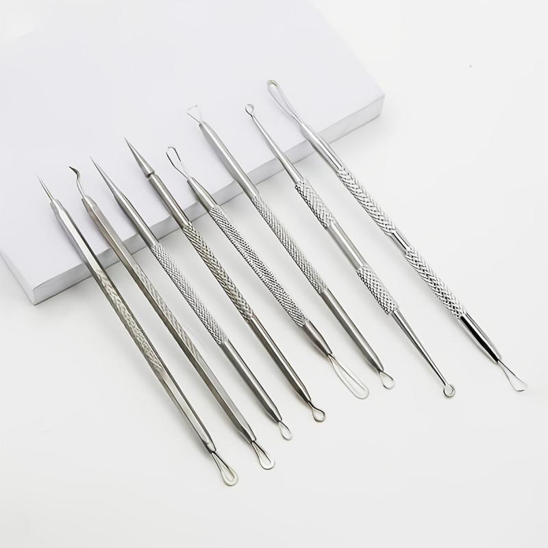 Stainless Steel Acne Clips Cell Clips Acne Needles - 5 Sets