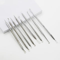 Stainless Steel Acne Clips Cell Clips Acne Needles - 5 Sets