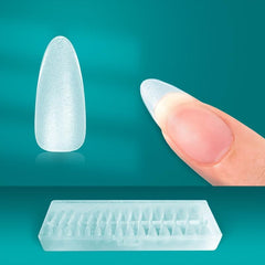 240pcs Matte Almond Soft Gel Nail Tips