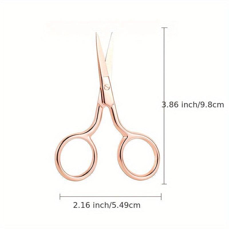 Precision Eyebrow Scissors for Hair Nose Beard Eyelashes Cuticle
