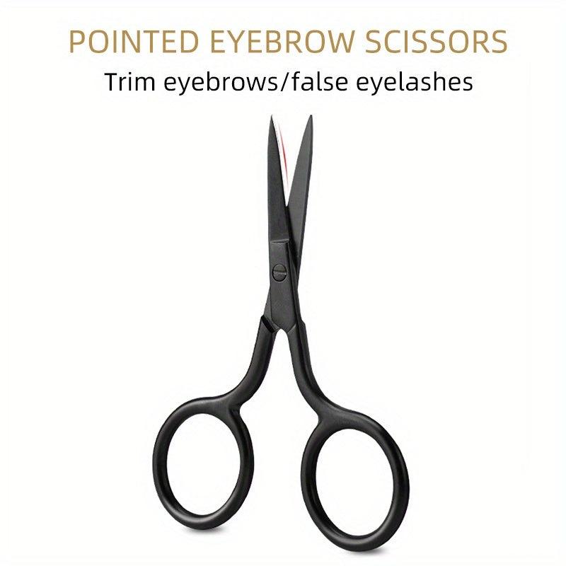 Precision Eyebrow Scissors for Hair Nose Beard Eyelashes Cuticle