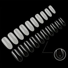 100 pcs Acrylic False Nail Tips with Case for Salon & DIY Nail Art