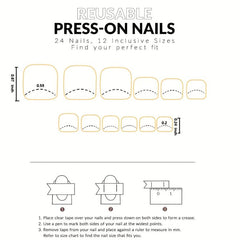 24 pcs Nude Brown Press On Toe Nails Long Lasting Acrylic False Toenails