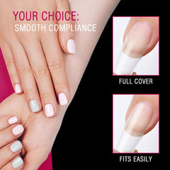 121Pcs Square Shaped Acrylic Nail Tips Set