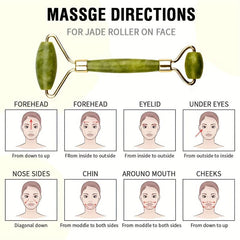 Jade Face Roller Healing Crystal Skin Care Tools Self Care Natural Skincare