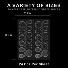 Laser Y2K Press On Nails Almond Shape Full Coverage Acrylic False Nails