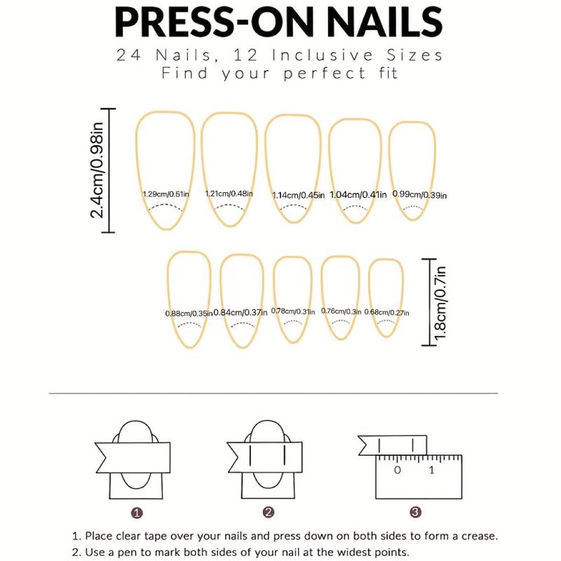 Sunflower French Tip Press On Nails Almond