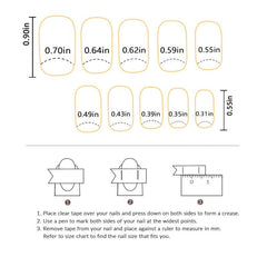 Pink Coffin Press On Nails with Rhinestones for Women